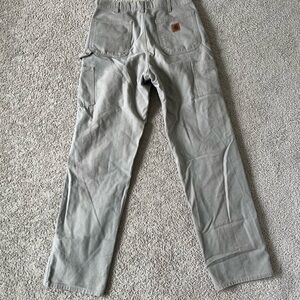Carhartt 34 x 36 Loose Original fit Cargo Pants Washed Duck Wear Dungaree Canvas
